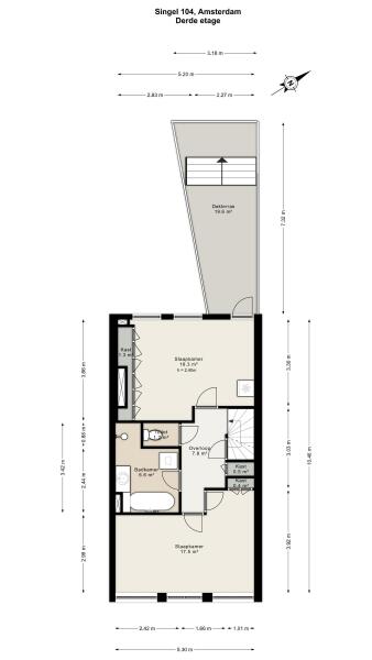 Floor Plan 13 - Singel 104 A