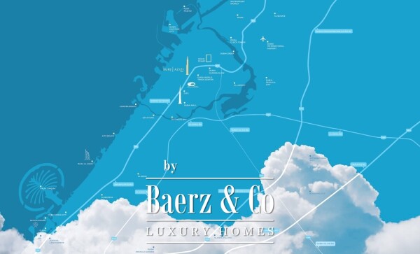 Floor Plan 1 - One bedroom Burj Azizi