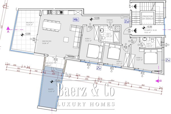 photo 20 Grebaštica, luxury apartment with a pool and a sea view, first row to the sea, 114,76 m²