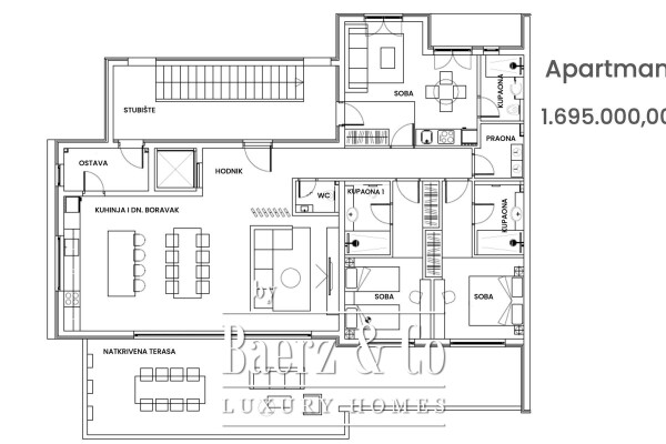 photo 4 Zaton, luxury penthouse apartment seafront